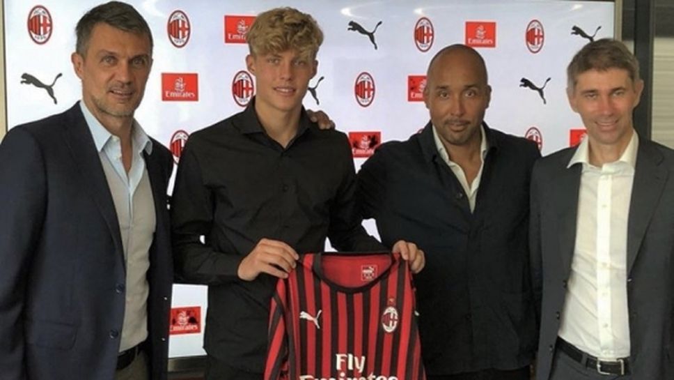 Милан подписа с 16-годишен швед
