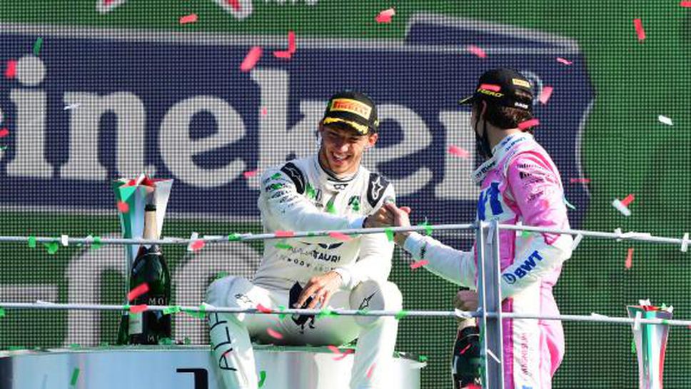 Гасли благодари на съдбата за първата си победа във Формула 1