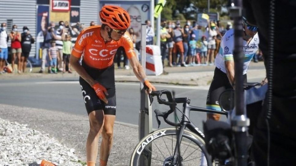 Руски колоездач с фрактура на реброто в 11-ия етап на "Тур дьо Франс"