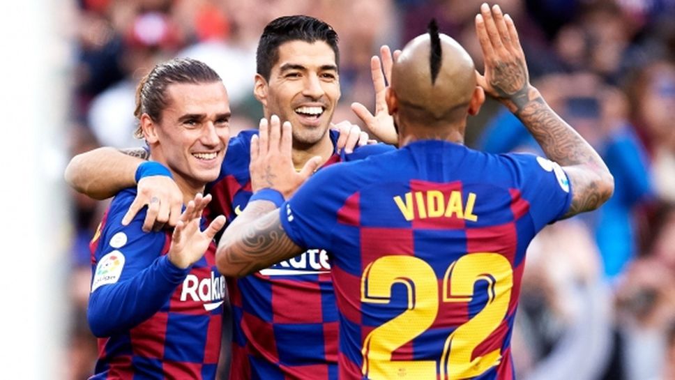 (АРХИВ) Барселона с ясен знак за бъдещето на Суарес и Видал