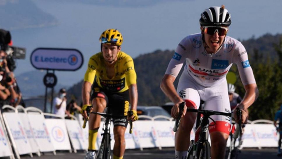 Тадей Погачар постигна втора етапна победа в Обиколката на Франция (видео)