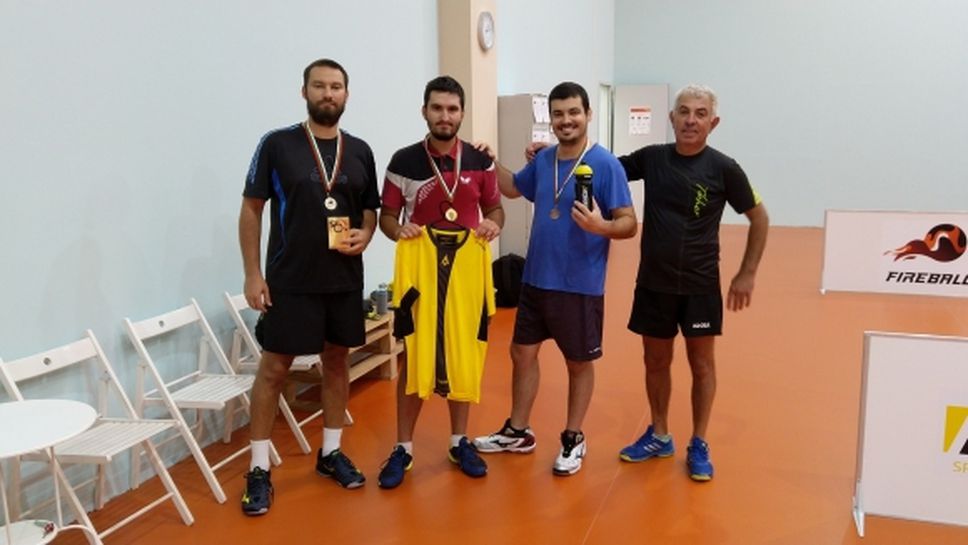 Михаил Михайлов е победител в първия турнир от веригата Fireball Table Tennis