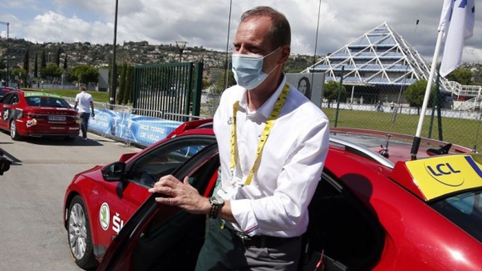 Директорът на "Тур дьо Франс" Кристиан Прюдом се завръща на състезанието след отрицателен тест за коронавирус
