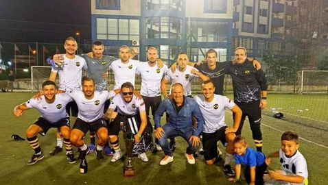 Кишишев връчи трофея от Шампионска лига на DXC Technology