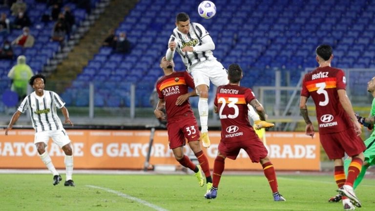 Роналдо спаси Ювентус срещу Рома (видео)