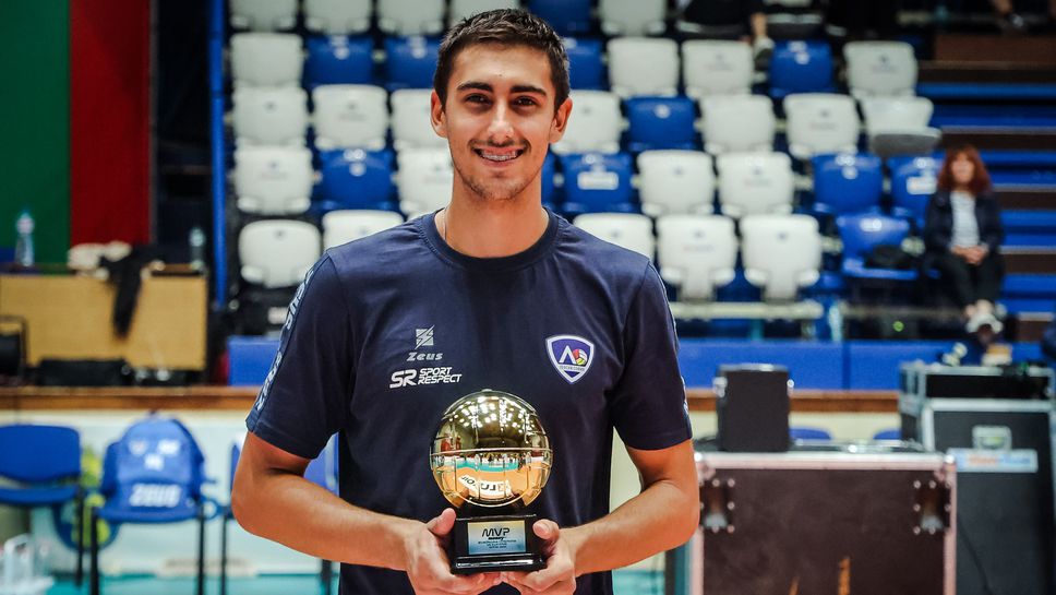 Венислав Антов: Имах подкрепа в трудни моменти, посвещавам приза на целия тим