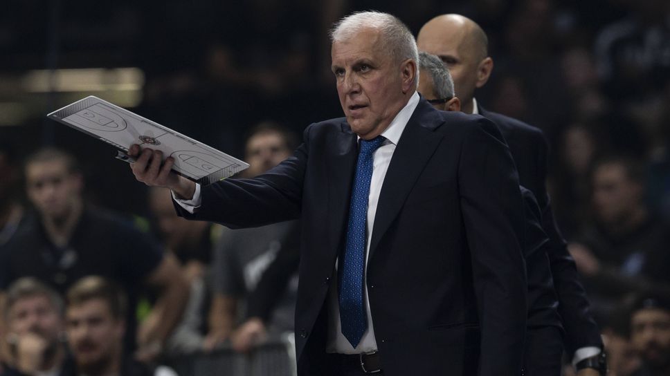 Треньорът на Партизан Желко Обрадович говори в предаването на Марка