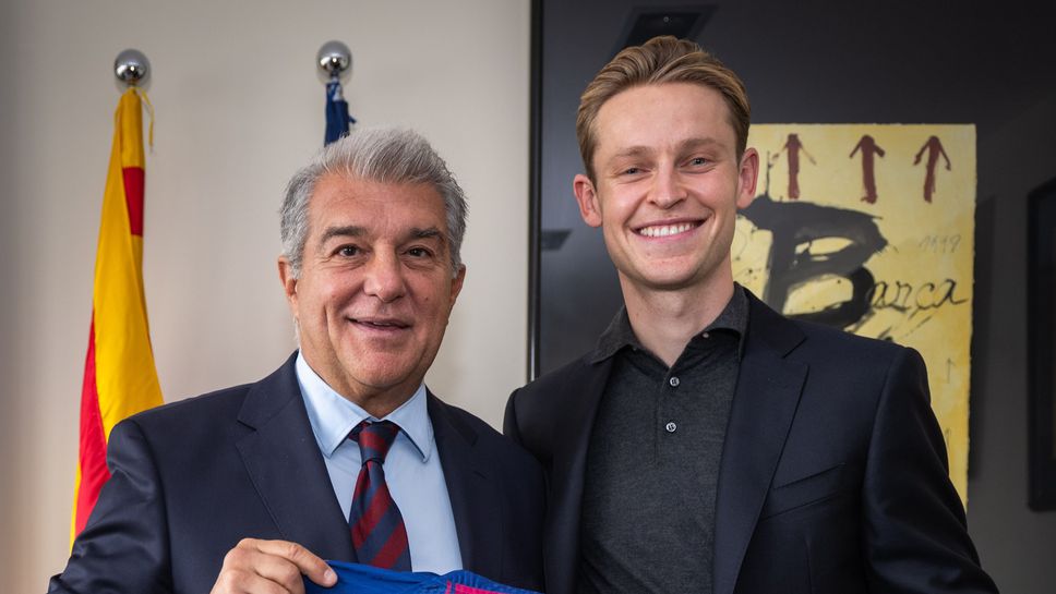 Барселона е моята сбъдната мечта и искам да остана още дълго време, заяви Де Йонг