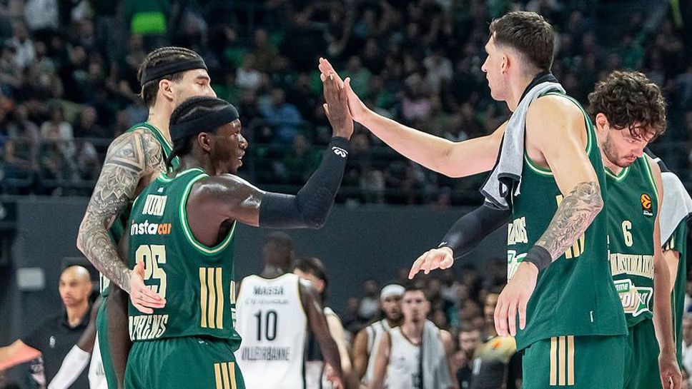 Силно първо полувреме донесе трета победа на ПАО в Евролигата