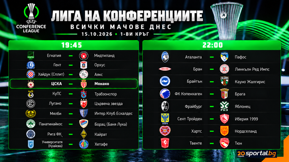 Лигата на конференциите стартира ударно