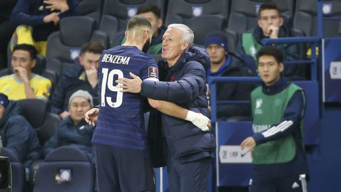  Ще играе ли Бензема на финала? Какво сподели Дешан 