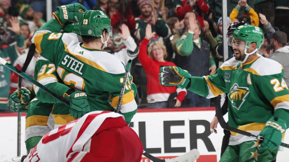 Минесота победи Детройт и излезе на 3-то място в Централната дивизия в НХЛ