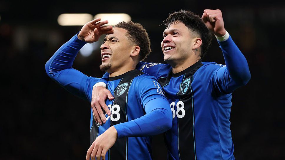 Ман Юнайтед 2:3 Борнемут, "черешките" с пълен обрат в началото на втората част