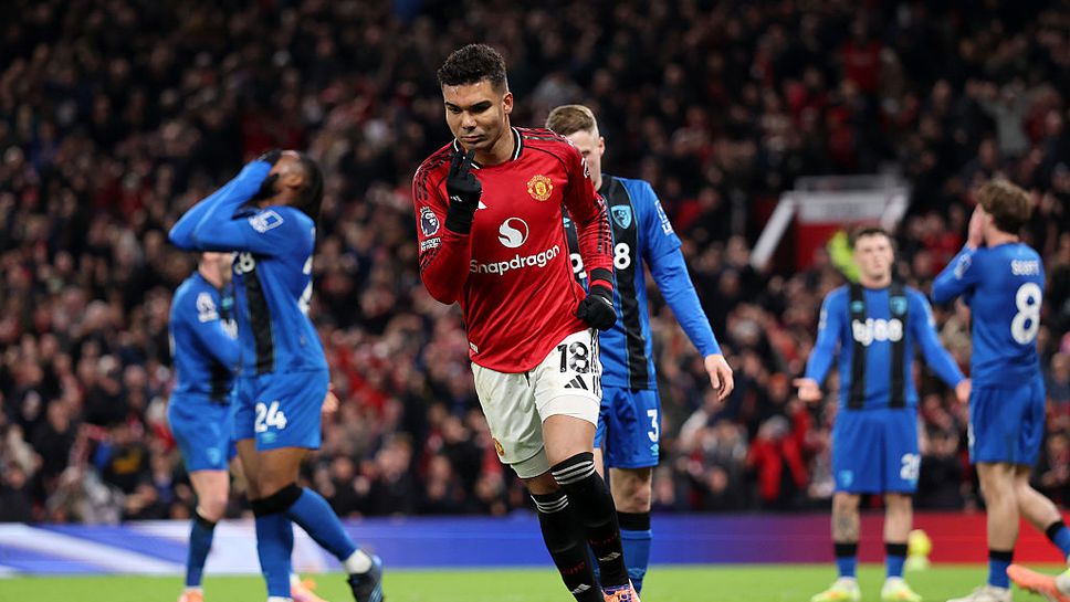 Ман Юнайтед 2:2 Борнемут, "черешките" изравниха в самото начало на втората част