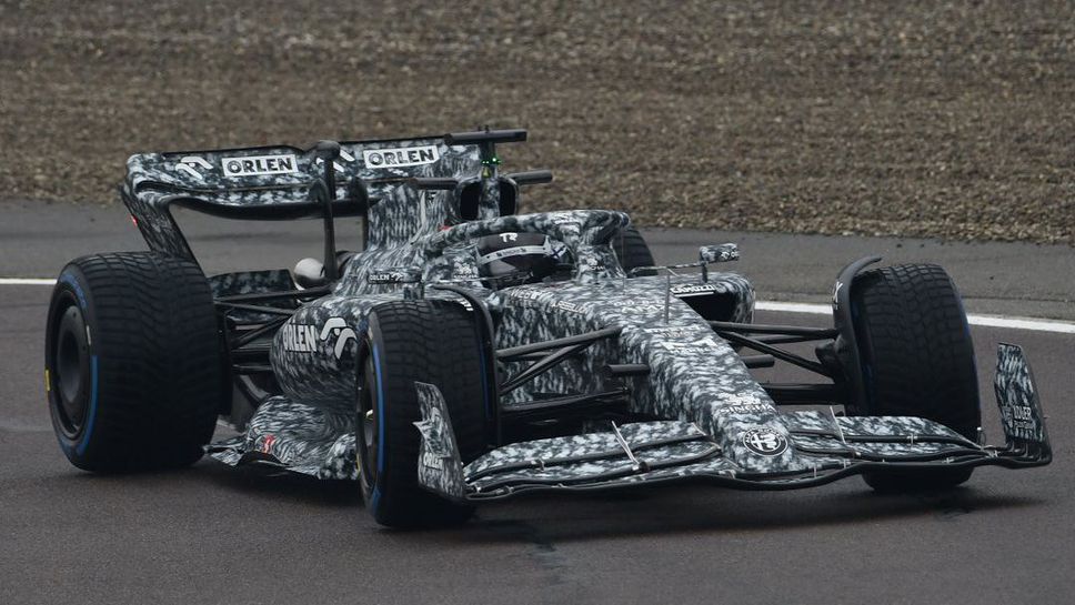 Алфа Ромео с изненадващ първи тест на болида си за 2022 година