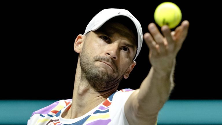 Единственият българин в тенис елита Григор Димитров и партньорът му