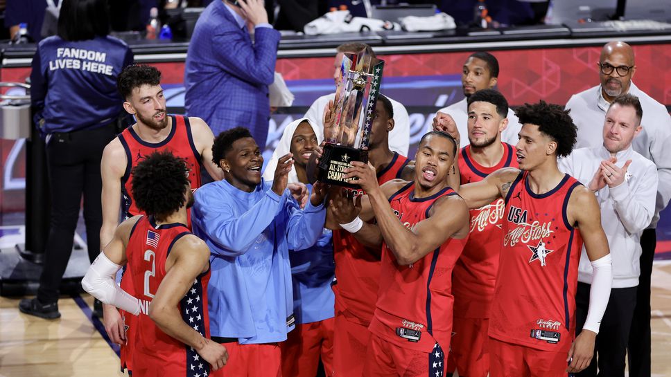 Мачът на звездите не изневери на шоуто и в новия си формат