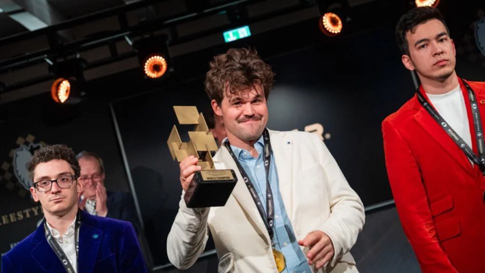 Шахматната звезда Магнус Карлсен спечели първото световно първенство по свободен