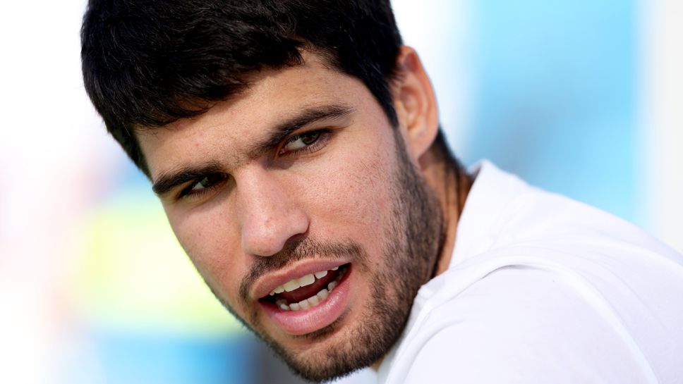 Водачът в световната ранглиста по тенис Карлос Алкарас смята че