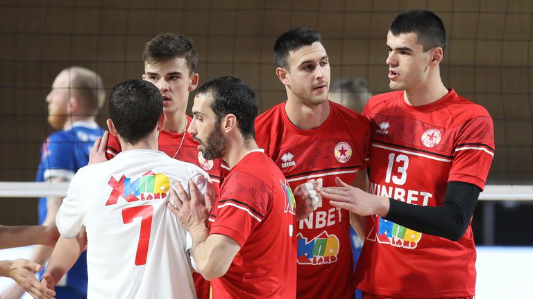 ЦСКА постигна трета поредна победа в първенството по волейбол за