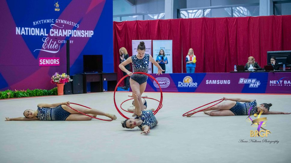 Клуб Илиана спечели титлата при ансамблите жени на Държавното по художествена гимнастика