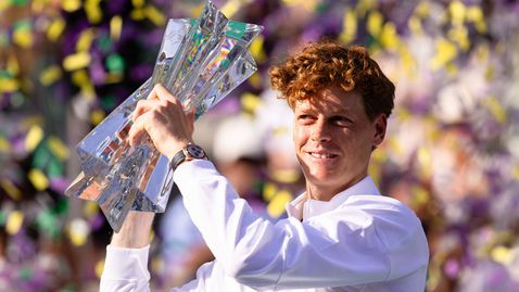 Синер изравни Федерер и Джокович по доминация на твърди кортове