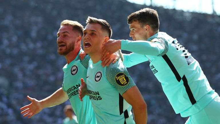  След като препъна Арсенал, Брайтън спря и Тотнъм 