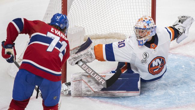 Сорокин направи рекорден брой спасявания при победа на Ню Йорк Айлъндърс в Монреал