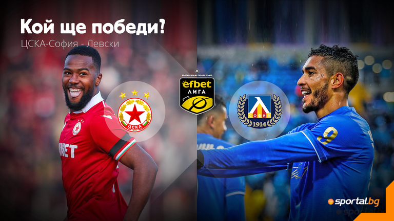 Станаха ясни стартовите състави на ЦСКА София и Левски за дербито