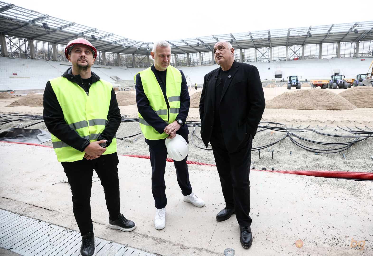 Бойко Борисов посети новия стадион на ЦСКА