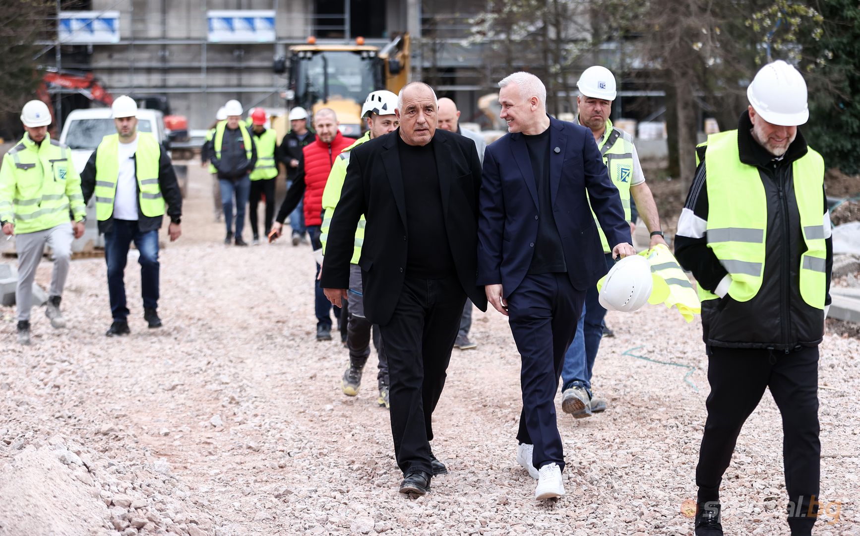Бойко Борисов посети новия стадион на ЦСКА