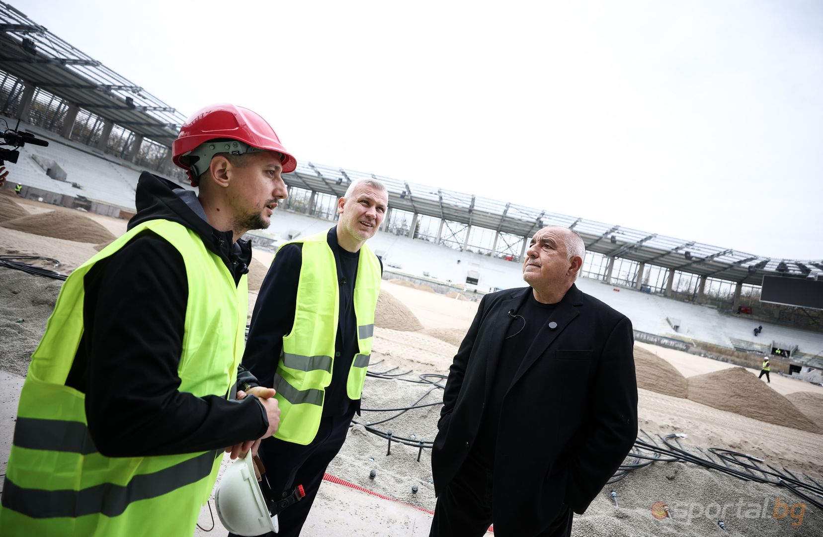 Бойко Борисов посети новия стадион на ЦСКА