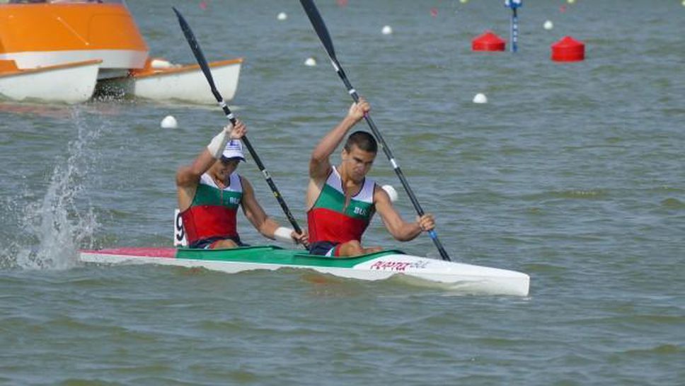 Радослав Стефанов и Веселин Вълчов 7-и на 000 метра двуместен каяк на Световната купа в Сегед