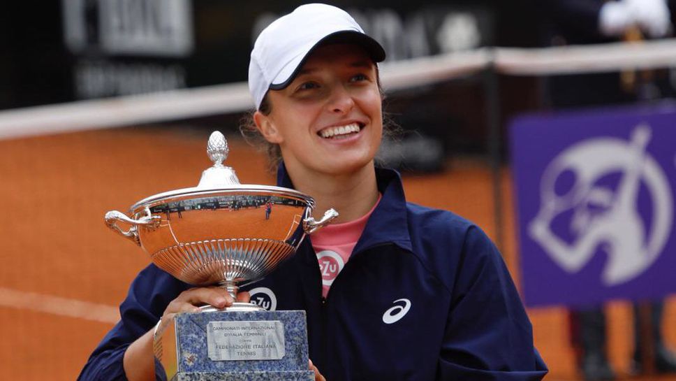 Швьонтек върза два "геврека" на Плишкова на финала в Рим