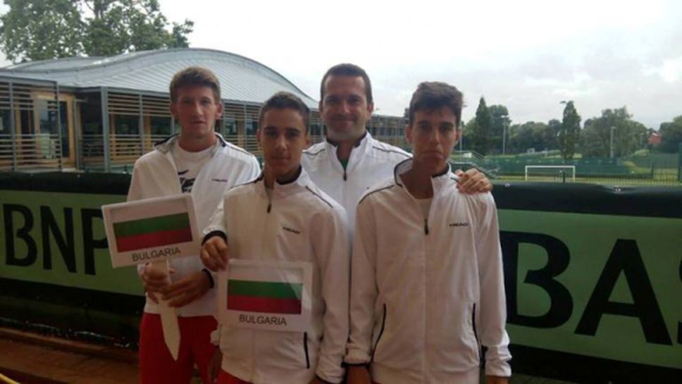 Отборът на България замина за финалите на Junior Davis Cup