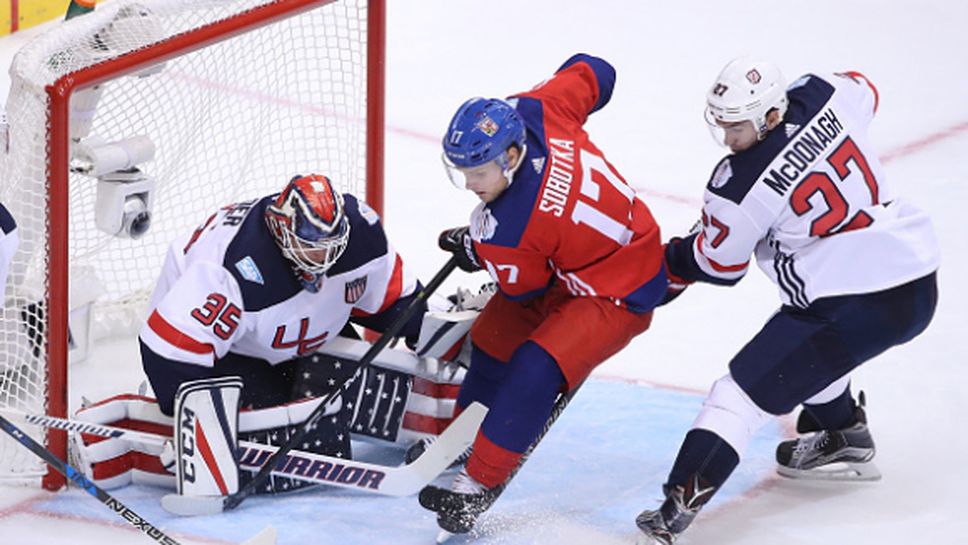 Русия - Канада и Европа - Швеция са полуфиналите на Световната купа по хокей на лед