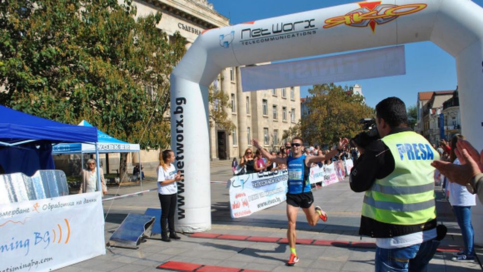 Осемдесетгодишен българин участва в 15-километровия пробег от Гюргево до Русе