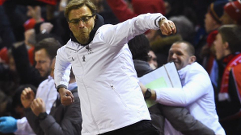 Ливърпул удари Манчестър Юнайтед в исторически мач на "Анфийлд" (видео)