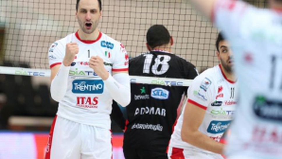 Страхотно завръщане за Матей Казийски с победа и 16 точки за Тренто