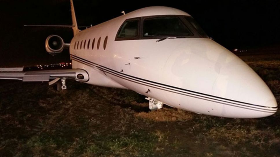 Самолетът на Роналдо катастрофира (снимки)