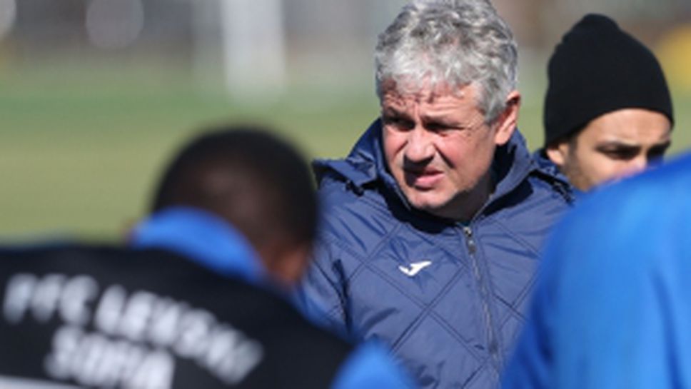 Левски с тренировка преди мача със Славия