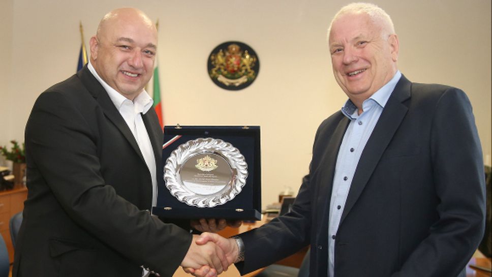 Министър Кралев се срещна с президента на Европейската атлетика Свен Арне Хансен