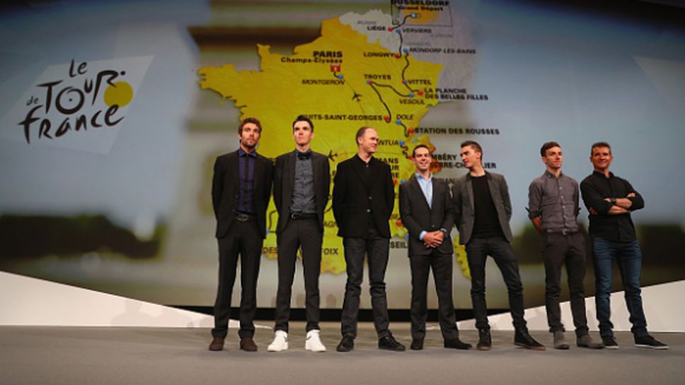 Тур дьо Франс 2017 ще премине през всички френски планински вериги