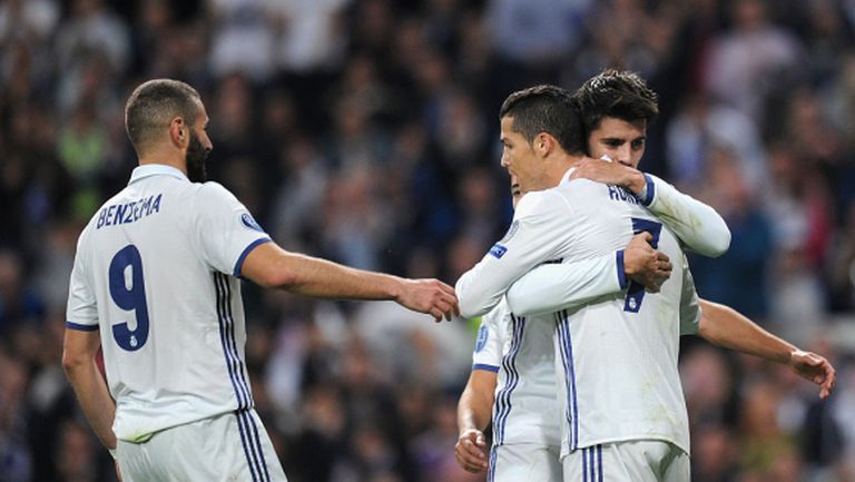 Реал Мадрид напълни кошницата на Легия, Роналдо отложи гол №100 в Европа (видео)