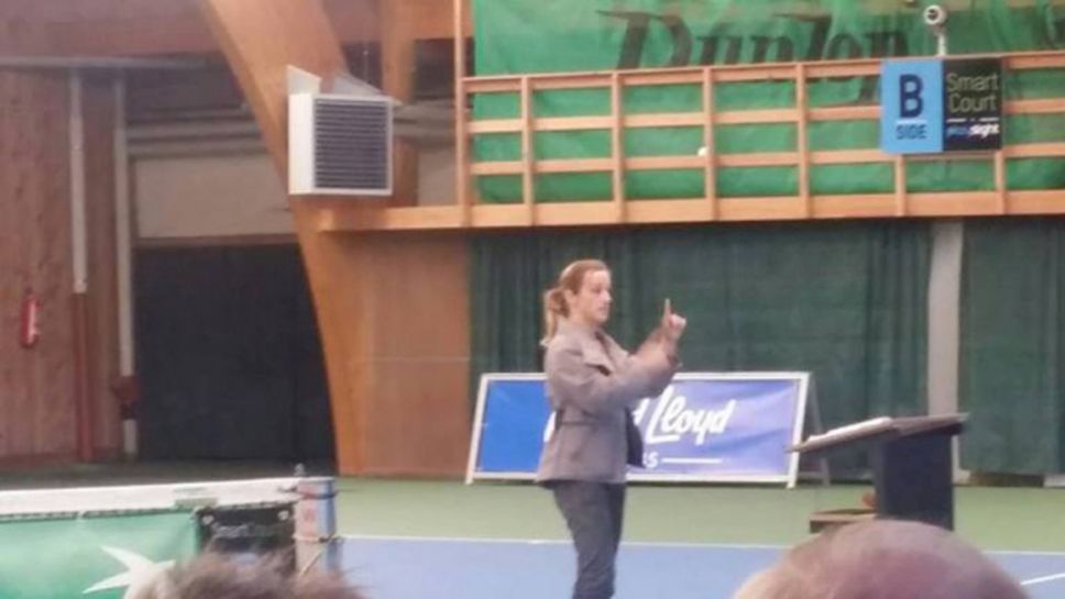 Маги Малеева взе участие в треньорска конференция на Тенис Европа