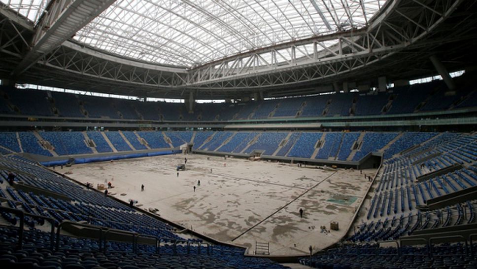 Откриват стадион за Мондиал 2018 с мач между отбори на строителите му