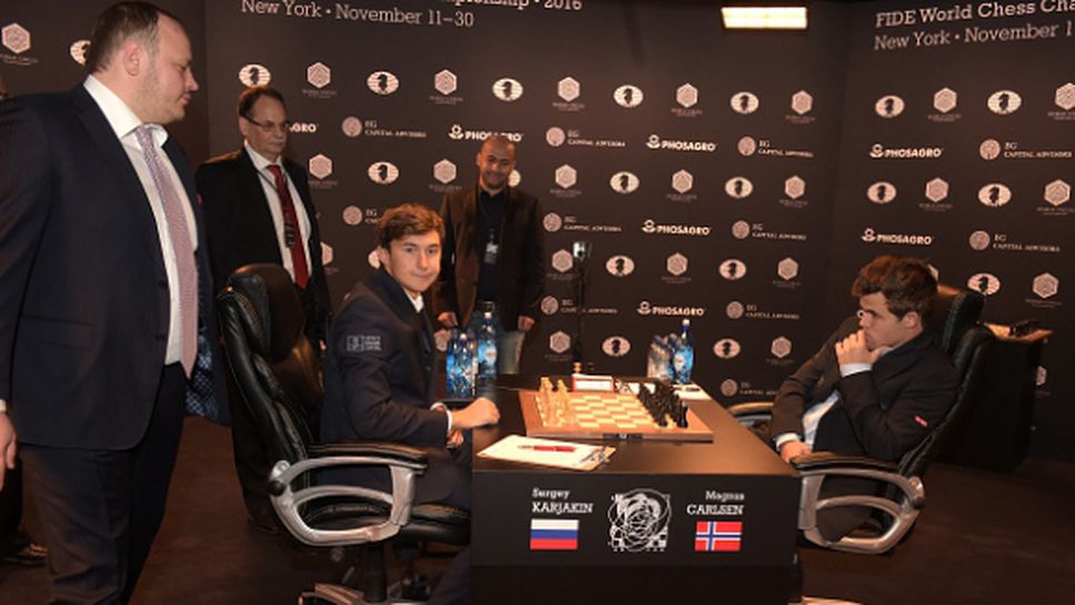 Второ реми между Карлсен и Карякин в мача за шахматната корона