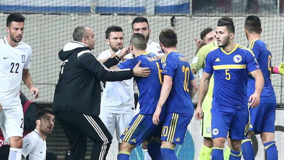 Страхотен гол в 95-ата минута спаси Гърция срещу Босна и Херцеговина (видео)