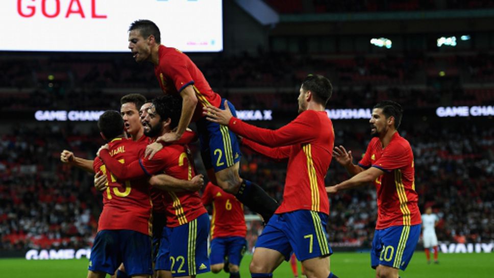 Испания възкръсна на "Уембли" след 89-ата минута (видео + галерия)