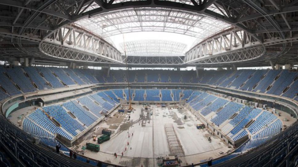 Първи арест покрай драмата с новия стадион в Санкт Петербург